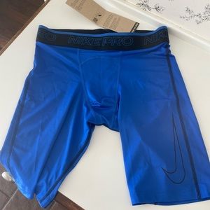 Nike Pro biker short.  Size medium in blue